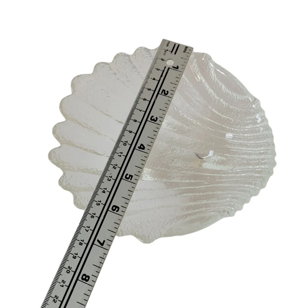 Vintage Footed Clam Shell Dish